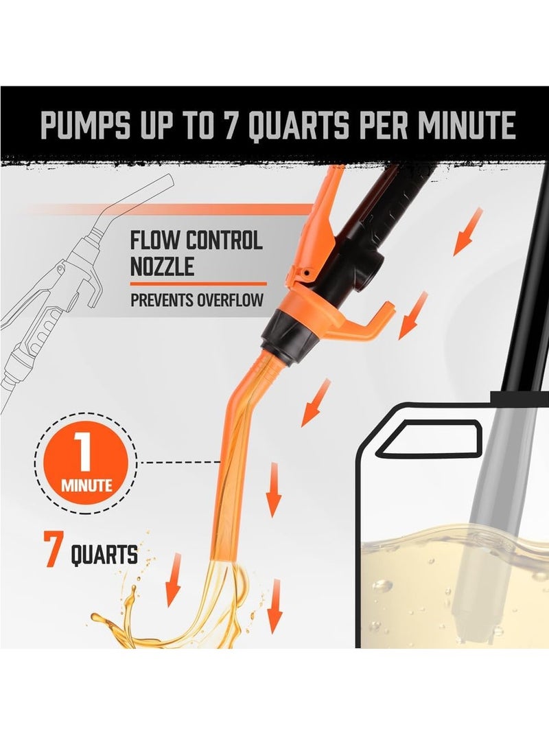 عام مضخة نقل السوائل التي تعمل بالبطارية، 2.2 جالون في الدقيقة، مضخة نقل المياه والوقود - Image 3