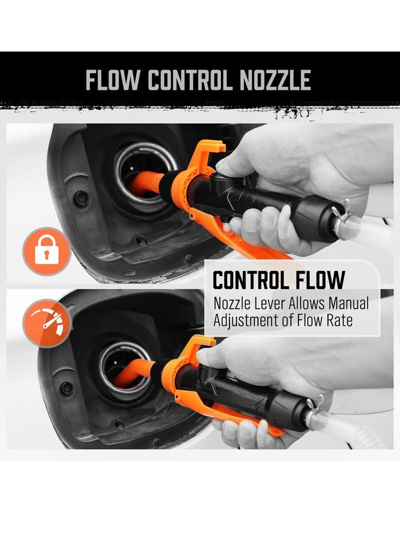 عام مضخة نقل السوائل التي تعمل بالبطارية، 2.2 جالون في الدقيقة، مضخة نقل المياه والوقود - Image 5