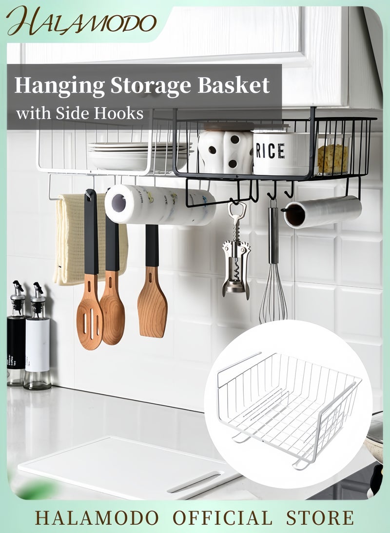 HALAMODO Maisan Over The Shelf Holder Basket White  - Image 1