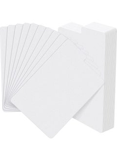Henoyso Comic Book Dividers White Frosted Card Separator Plastic Comic Book Dividers For Comic Book Storage Boxes 11.22 X 7.24 Inche (100 Pieces)  - Image 1