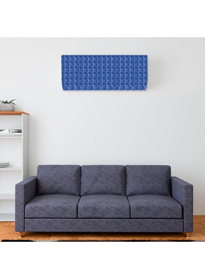 Kuber Industries Split AC Cover | PVC Check AC Cover | Outdoor Condenser AC Cover | AC Cover for Indoor & Outdoor | AC Cover for Dust Protection | 1.5 Ton Ac Cover | Blue - Image 5