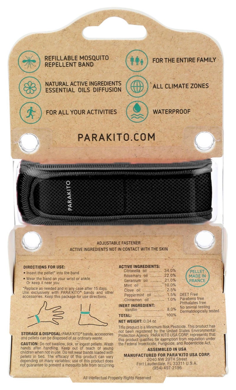 Para'Kito PARAKITO Mosquito, Insect & Bug Spray Bundle - Includes Spray, Black Wristband & 4 Refills | DEET Free, Citronella Essential Oils, Perfect for Camping, Hiking, Travel Outdoor Activities - Image 5