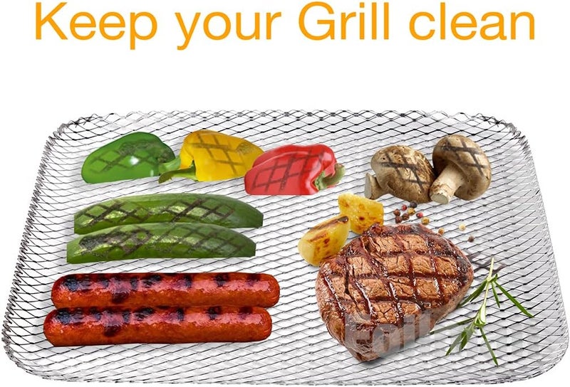 Foilman Grill Toppers - Clean Grill BBQ Disposable Toppers- 16 x 12Inch - (10 Pack) -Your Hot Dogs Will Never Fall Through The Cracks Again - Image 2