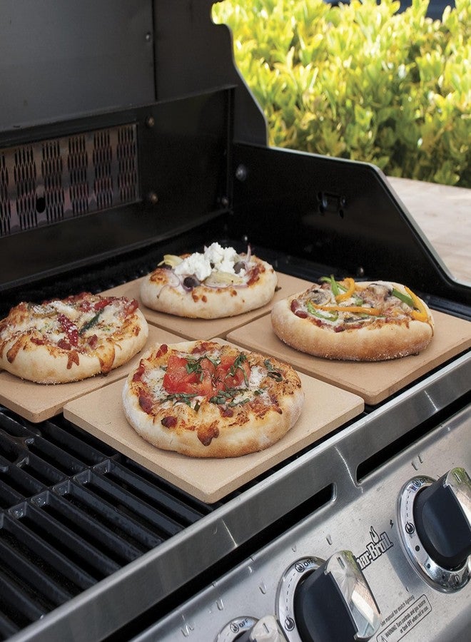 بيتزا كرافت مجموعة أحجار خبز بيتزاكرافت ثيرمابوند الصغيرة 7.5 بوصة (4 قطع) - أحجار بيتزا للفرن أو الشواية، مقاومة للصدمات الحرارية، مثالية للبيتزا والخبز والمعجنات وإعادة التسخين - مناسبة للمحترفين والمبتدئين في الخبز - Image 3