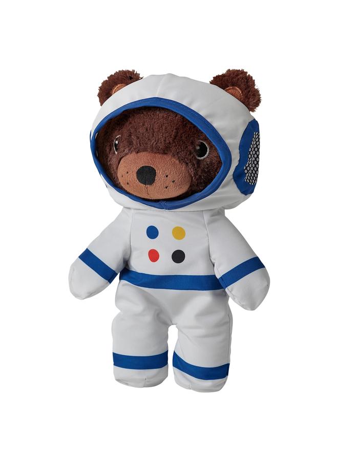 إيروريكس لعبة ناعمة مع بدلة رائد فضاء، دب، 28 سم - Image 1