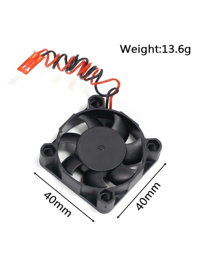 RC Model Car Motor Motor Radiator Is Applicable (36mm)380 540 550 3650 3660 3674-Color:Titanium Color One