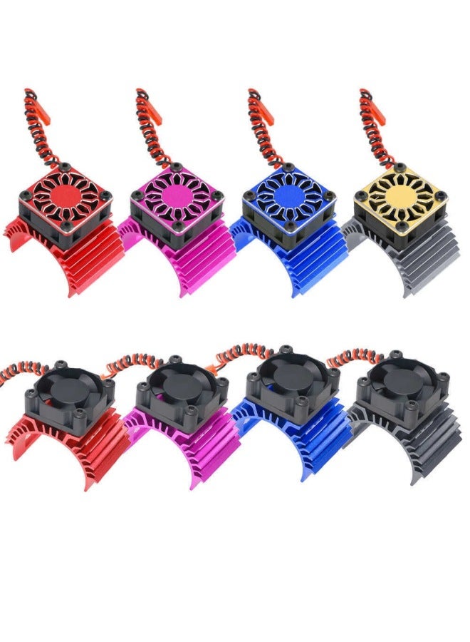 RC Model Car Motor Motor Radiator Is Applicable (36mm)380 540 550 3650 3660 3674-Color:Titanium Color One