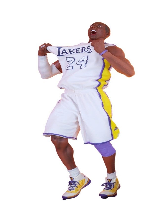 PINAKA Kobe Bryant Lakers #24 Victory Shouting PVC Action Figure Statue with Base, Multi Color, 36cm, Ages 5+ - Image 1