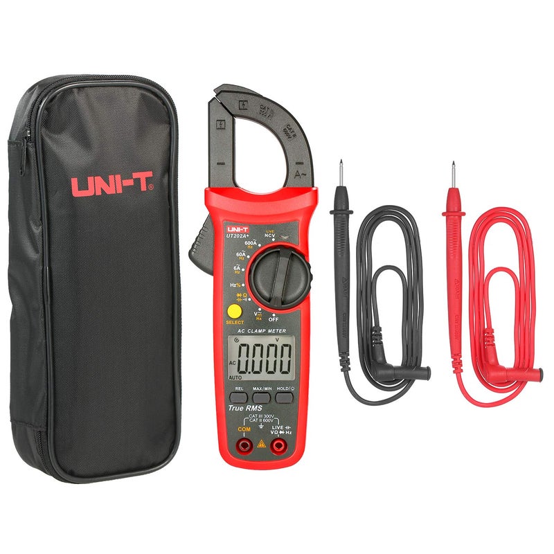 UT202A+ 6000 Counts Digital Clamp Meter True RMS Multimeter Clamp Ammeter Voltage Meter NCV Test Universal Meter Tester AC t Clamp Tester Measuring Relative Value Capacitance Frequency - Image 3
