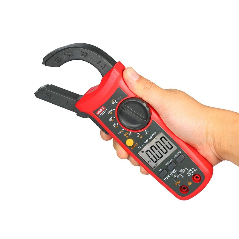 UT202A+ 6000 Counts Digital Clamp Meter True RMS Multimeter Clamp Ammeter Voltage Meter NCV Test Universal Meter Tester AC t Clamp Tester Measuring Relative Value Capacitance Frequency - Image 5