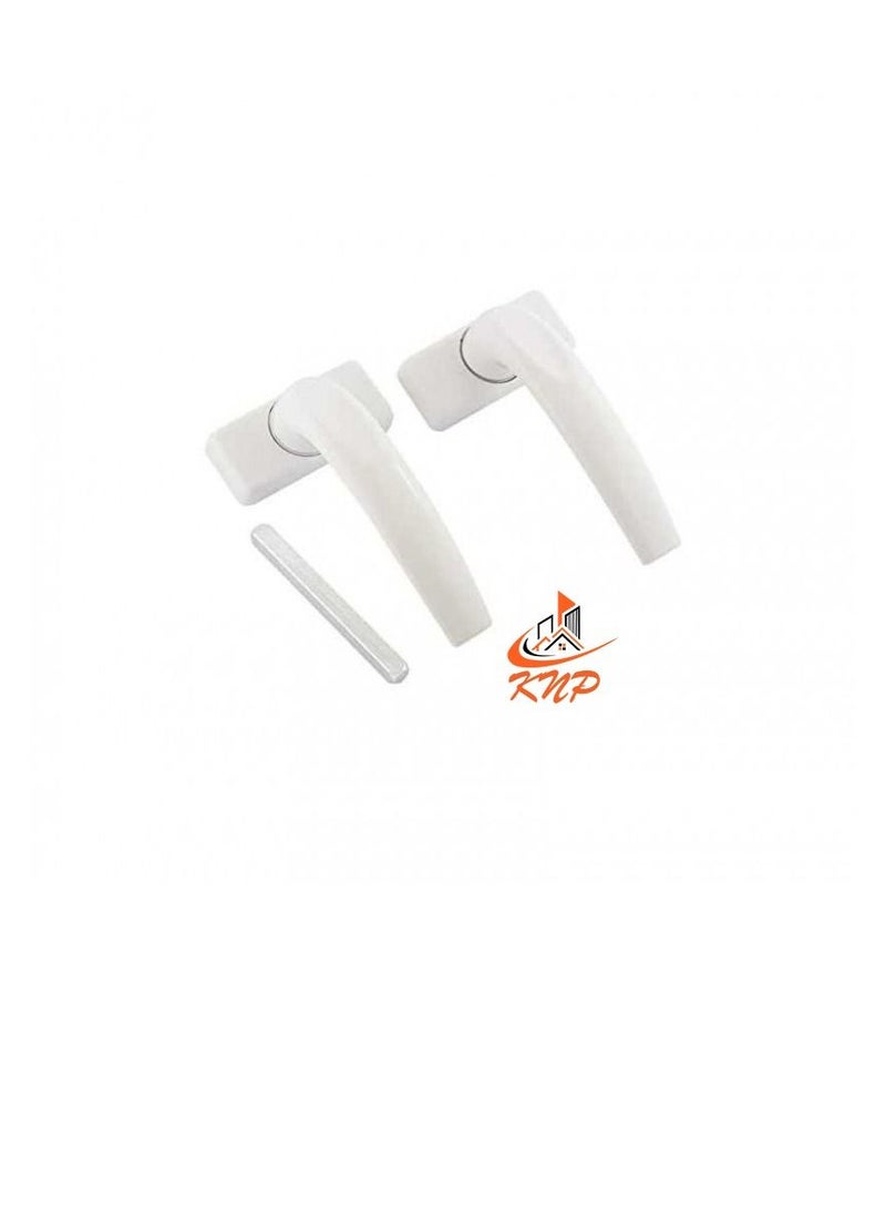 KNP Aluminum Door Handle - White  - Image 2