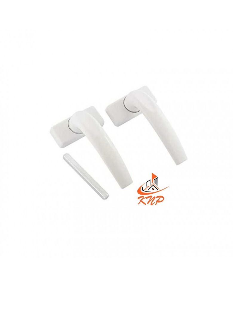 KNP Aluminum Door Handle - White  - Image 1