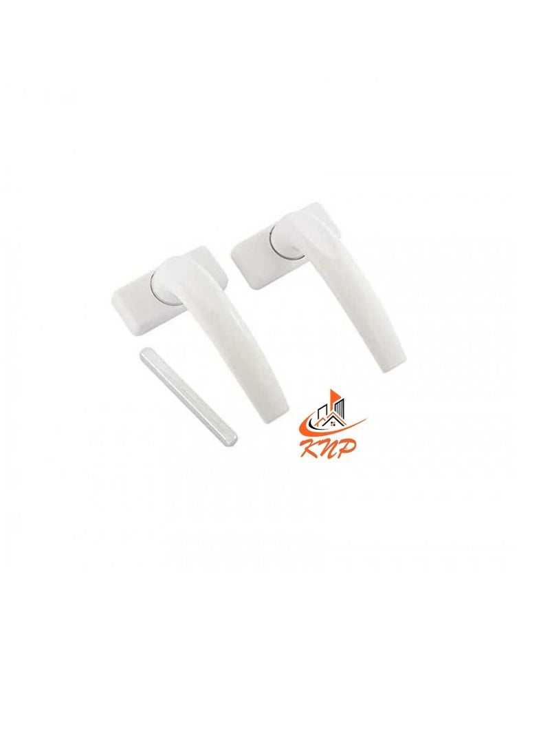 KNP Aluminum Door Handle - White  - Image 3