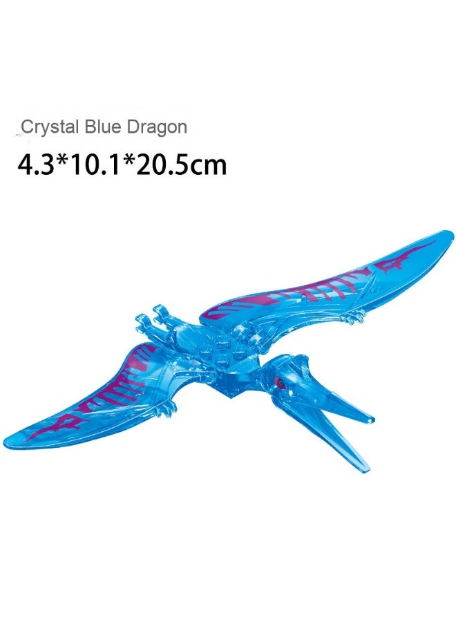 NIBEMINENT Jurassic Dinosaur Building Blocks - Crystal Edition Mini Dinosaur Toy