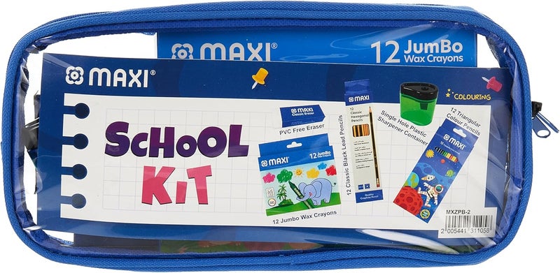 Maxi School Stationery Basic Kit, Assorted, Zpb2 - Image 3