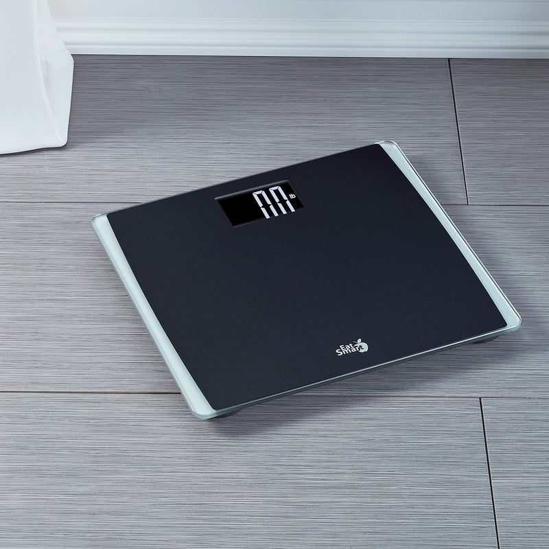 EatSmart Eat Smart Precision Digital Bathroom Scale, 550 lb High Capacity Scale, Extra Wide Platform, Bath Scale for Body Weight, Black - Image 5