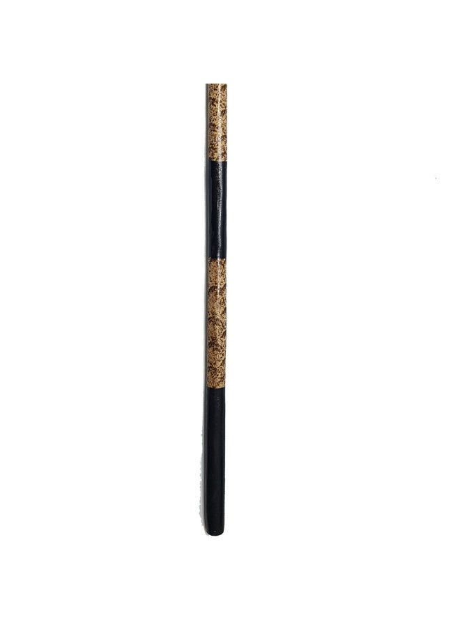 Aswan beech wood cane for men, black engraved - Image 3