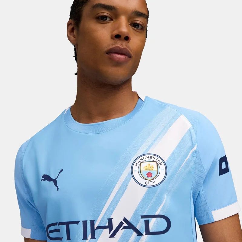 PUMA Men's Manchester City 25/26 Home Authentic Football Jersey