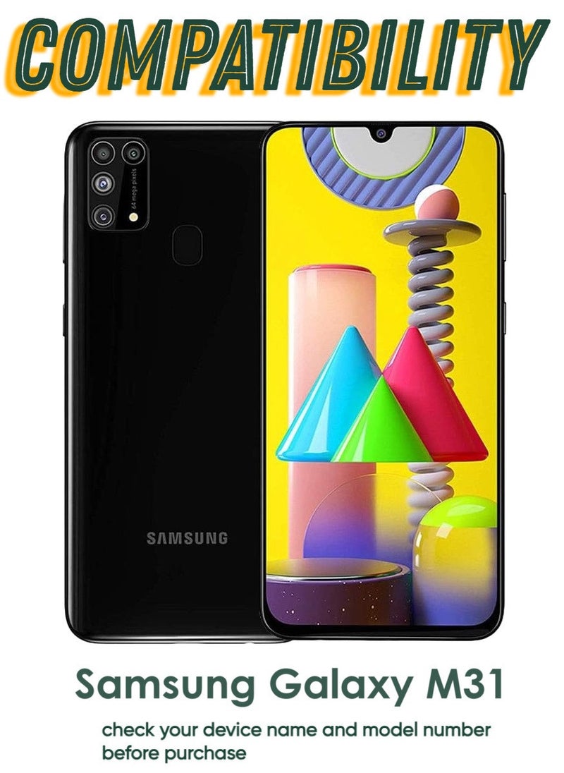 ACLIX 3 Pieces Antistatic ESD Dustproof Premium Quality High Definition Tempered Glass Screen Protector Designed For Samsung Galaxy M31 - Image 3