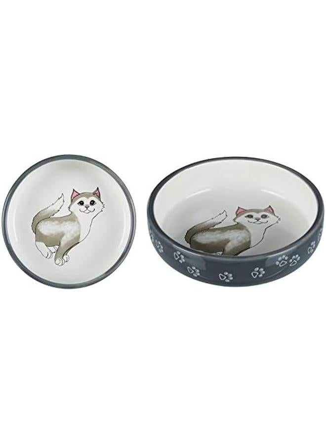 Trixie Cat Bowl For Short Nosed Breeds Ceramic - Image 2