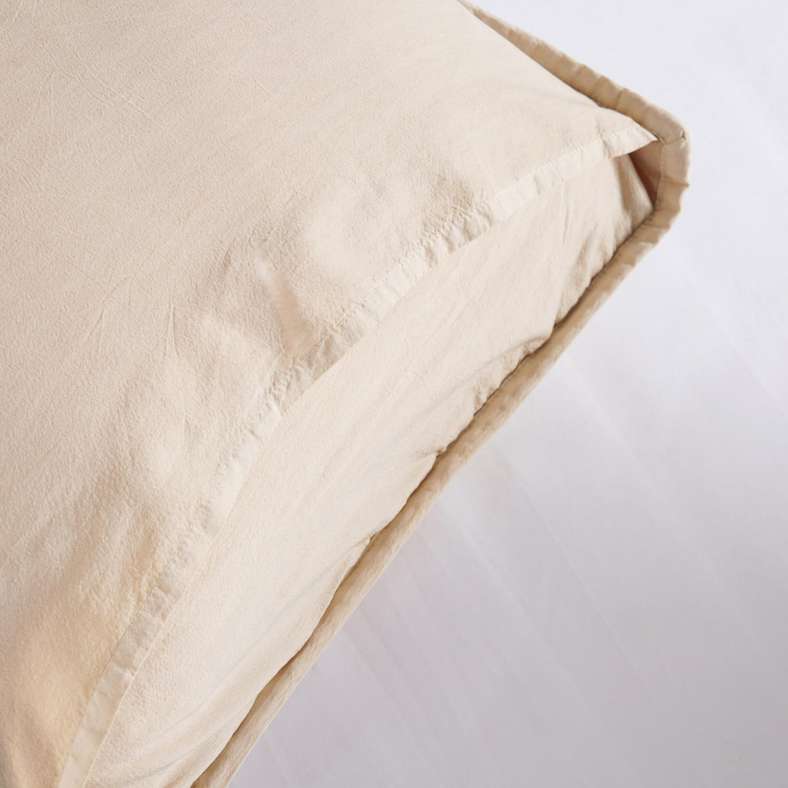 Pan Home طقم غطاء سرير ملكي من المخمل البيج للبالغين - Image 5