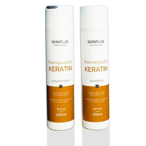SKINPLUS NANOPLASTIA KERATIN SHAMPOO And CONDITIONER SET 300mlx2 - Image 2