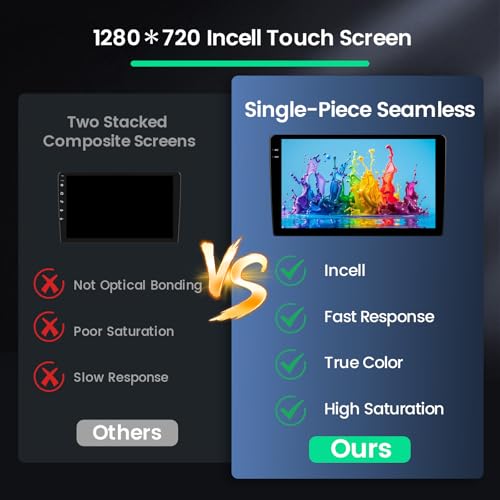Roinvou 4+64G Android 15 Radio for Dodge RAM 1500 2500 3500 2013-2018, 9" Touchscreen for RAM 1500 Car Stereo, Wireless CarPlay/Android Auto, 5GHz WiFi, Bluetooth 5.0, EQ, GPS, 1280 * 720, Backup Camera - Image 3