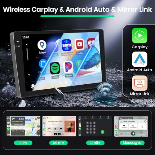 Roinvou 4+64G Android 15 Radio for Dodge RAM 1500 2500 3500 2013-2018, 9" Touchscreen for RAM 1500 Car Stereo, Wireless CarPlay/Android Auto, 5GHz WiFi, Bluetooth 5.0, EQ, GPS, 1280 * 720, Backup Camera - Image 4