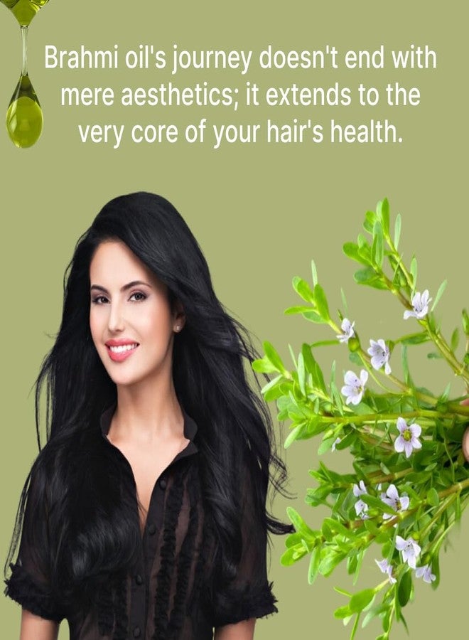Vriksha Veda Brahmi Oil for Hair Growth I Ayurvedic Hair Oil for Nourishment and Hairfall Reduction I 100ml - Image 5