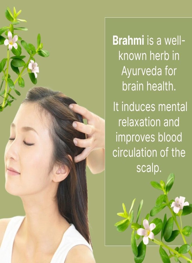 Vriksha Veda Brahmi Oil for Hair Growth I Ayurvedic Hair Oil for Nourishment and Hairfall Reduction I 100ml - Image 4