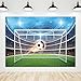 Riyidecor Football Backdrop Polyester Fabric Boys Sports Soccer Pitch Stadium Auditorium Light 7Wx5H Feet Newborn Baby - Image 2