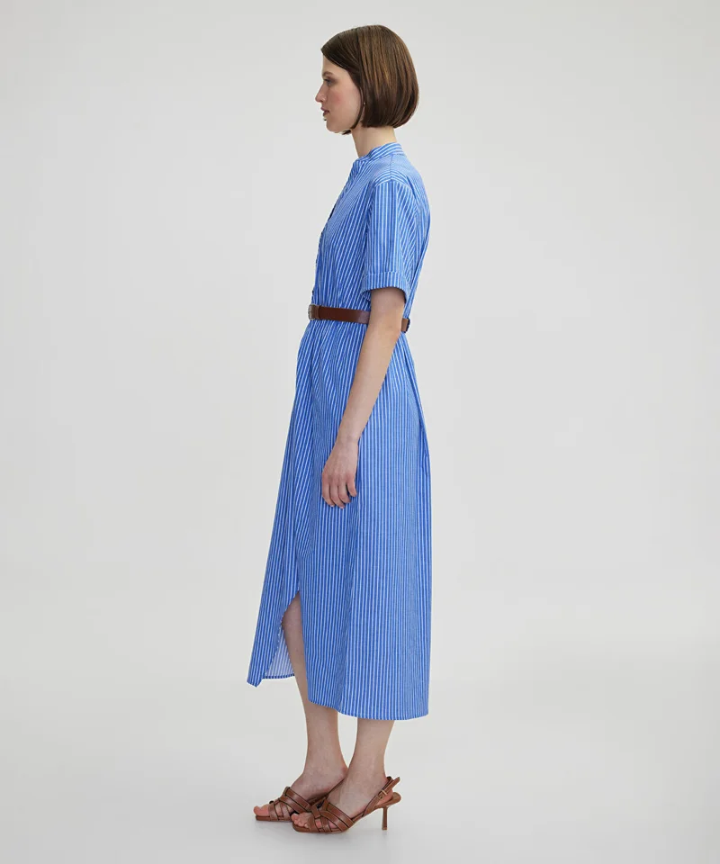 ايبيكيول Striped Dress With Contrasting Belt