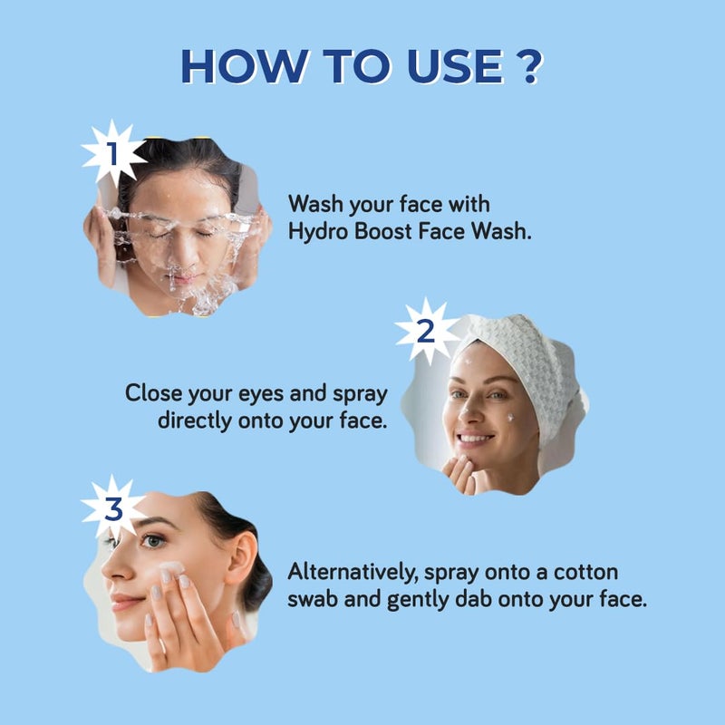 Moody 7D Hydro Burst Hydrating Face Mist  Essence Toner with Hyaluronic Acid Vitamin B5  Rice Water for Hydrated  Plumped Skin  Face Mist for Soothing And Pore Tightening  AlcoholFree Toner for Glowing Skin 100 Vegan  72 Hour Hydration110ml - Image 5