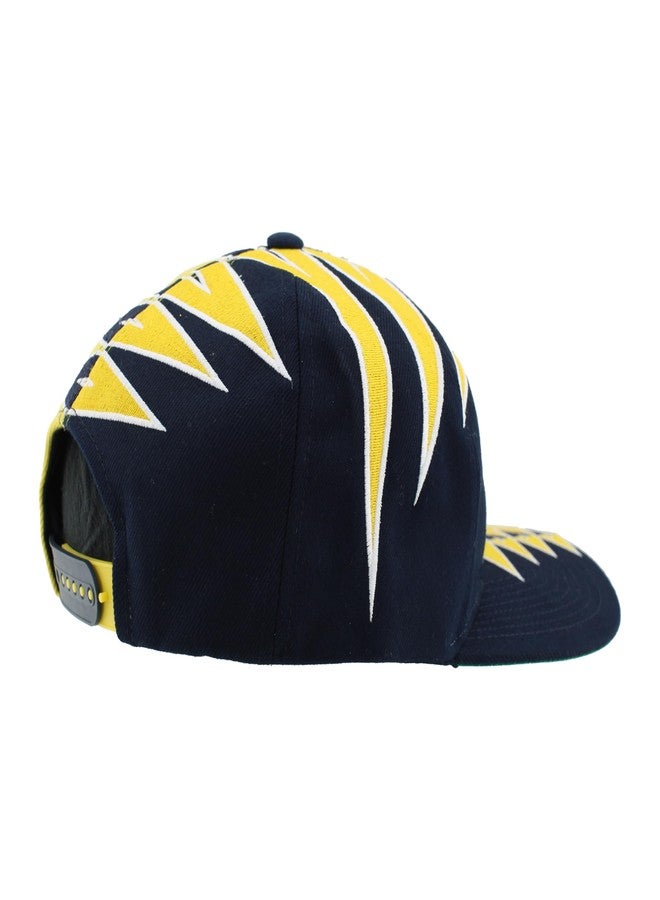 ZHATS Michigan Wolverines NCAA Officially Licensed Adjustable Snapback Hat Team Color Split - Image 2