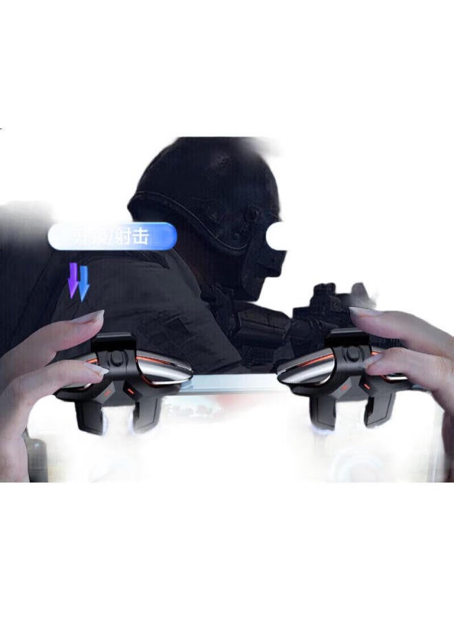 KOVOL كي وو، وحدة تحكم ببجي موبايل، إطلاق نار تلقائي بستة أصابع، زر مساعد ضغط السلاح، إحساس مشابه للفأرة، لوحة مفاتيح ألعاب موبايل، جهاز تحكم، خارجي، متوافق مع أندرويد وآبل - Image 2