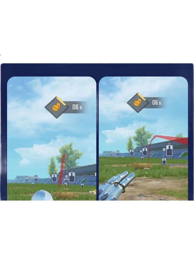 KOVOL كي وو، وحدة تحكم ببجي موبايل، إطلاق نار تلقائي بستة أصابع، زر مساعد ضغط السلاح، إحساس مشابه للفأرة، لوحة مفاتيح ألعاب موبايل، جهاز تحكم، خارجي، متوافق مع أندرويد وآبل - Image 1