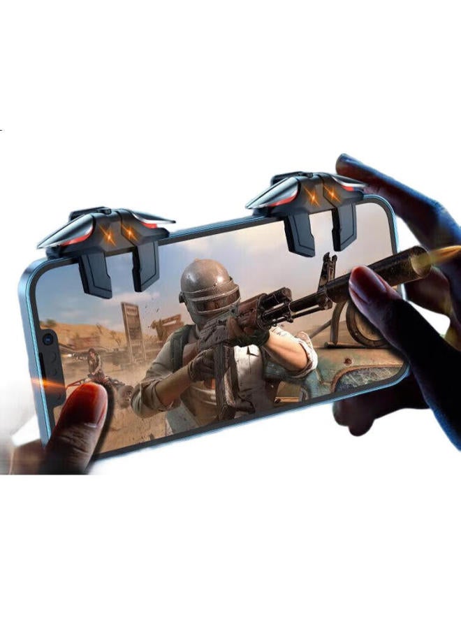 KOVOL كي وو، وحدة تحكم ببجي موبايل، إطلاق نار تلقائي بستة أصابع، زر مساعد ضغط السلاح، إحساس مشابه للفأرة، لوحة مفاتيح ألعاب موبايل، جهاز تحكم، خارجي، متوافق مع أندرويد وآبل - Image 3