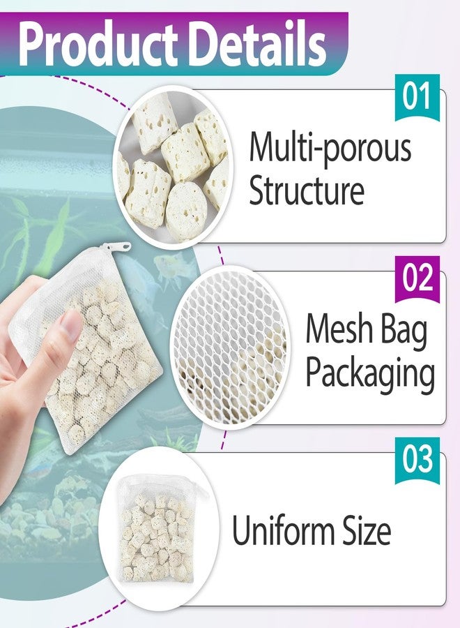 Joworthy 12 Pcs A1378 Aquarium Filter Media Compatible with Fluval Spec, Evo & Flex Desktop Aquariums, 2.1Oz Bio Ceramic Rings Filter Media, Placed in Filter Foam Block, Easy to Replace - Image 5