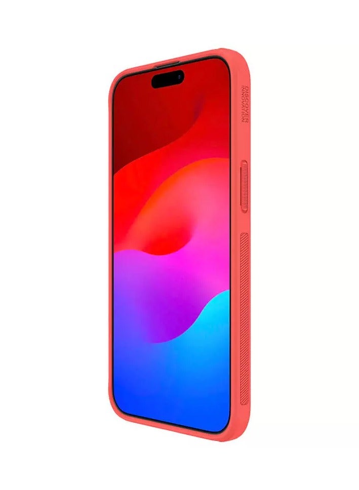 Nillkin Super Frosted Shield Pro Matte cover case for Apple iPhone 15 Pro Max 6.7 (2023)-Red - Image 4