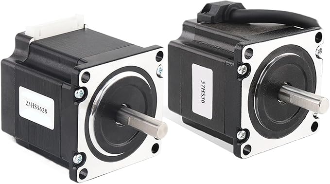 محرك خطوي Nema23 57 2.8A 4 أسلاك عمود 6.35 ملم لقطع البلازما باستخدام التحكم الرقمي - Image 1