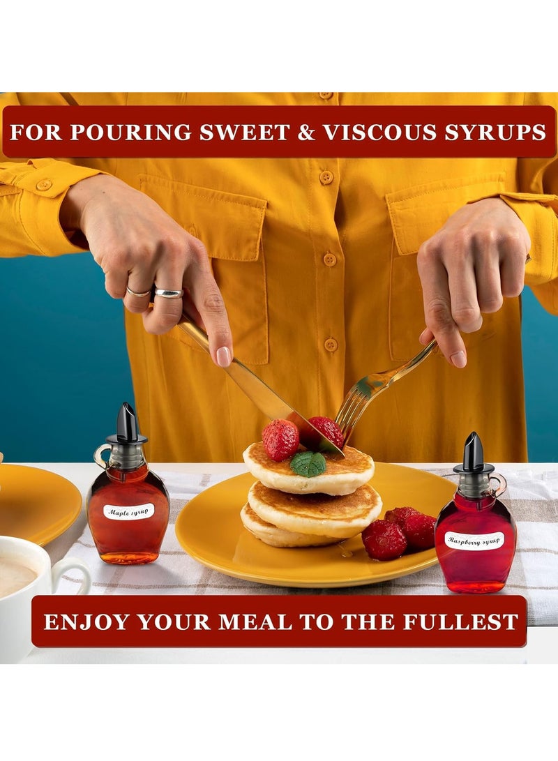 SOLARAE Liquor Pour Spout Adapter Water Bottle 12pcs Oil Topper Pourer Spouts for Bottles Syrup Bottle Pour Spouts Bartender Accessories Stainless Steel Bar Pouring Glass Bottle Spouts for Liquor Bottles - Image 4