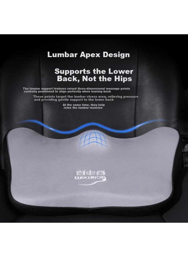 Icaroom Natural Latex Car Lumbar Support Cushion Car Waist Pillow Automotive Backrest Pad - Image 5