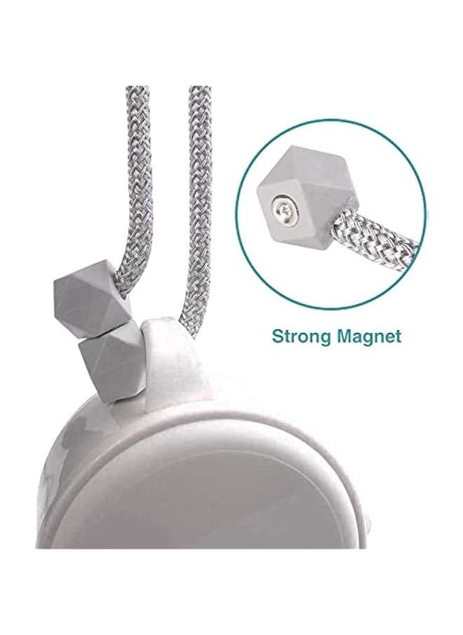RYNX 2 Magnetic Curtain Lacing Decorative Draped Tie Back Holder for Window Curtains Pendant Rope Tie Back in Octagonal StyleEasy to Decorate Curtain Cord grey)  - Image 3