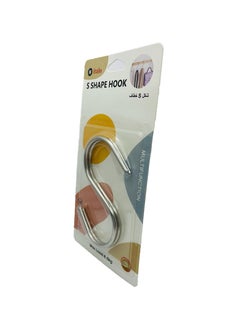 ITALO Pack Of 2 Pcs Stainless Steel S Shaped Hooks For Hanging Clothes Outdoor Heavy Duty Hooks Multipurpose Use For Kitchen Balcony Bathroom And Room 6CM Max Load 8 Kg  - Image 5