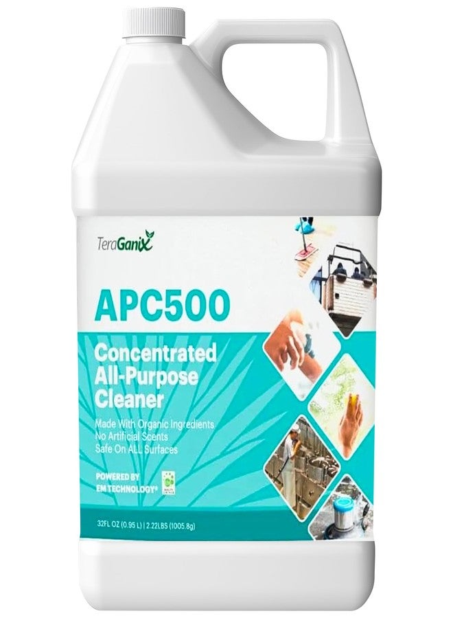 TeraGanix Natural All Purpose Cleaner Concentrate, Non-Toxic, Eco-Friendly, Safe for Kids & Pets, Biodegradable Formula for Home, Kitchen & All Surfaces (32 fl oz) - Image 1