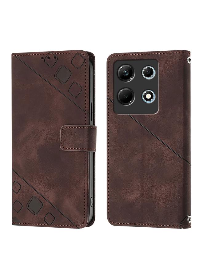 Zaboon Case For Infinix Note 30 4G X6833B Skin Feel Embossed Leather Phone Case - Image 2