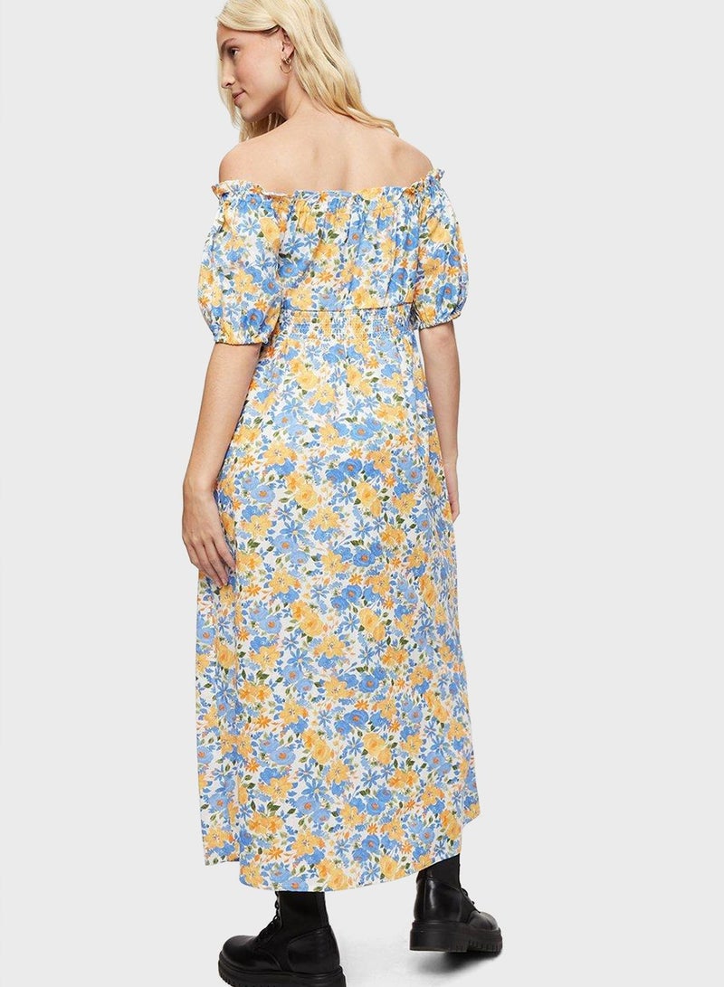 DOROTHY PERKINS Floral Strapless Midi Dress  - Image 2