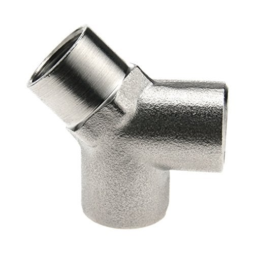 SING F LTD Copper 3 Way Y Air Line Connector 1/4 Inches Bsp Female Thread Hose Splitter - Image 2