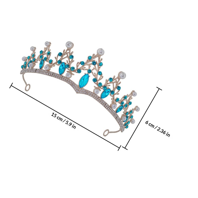 Rhinestone Women Wedding Headband Ladies Wedding Prom Headpiece - Image 2