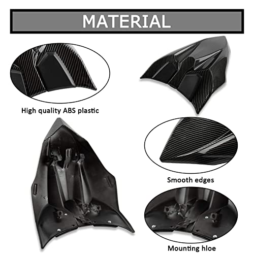 psler Rear Passenger Pillion Solo Seat Cowl Cover Fairing Tail Section for Ninja 650 Z650 2017 2018 2019 2020 2021 2022 - Image 4